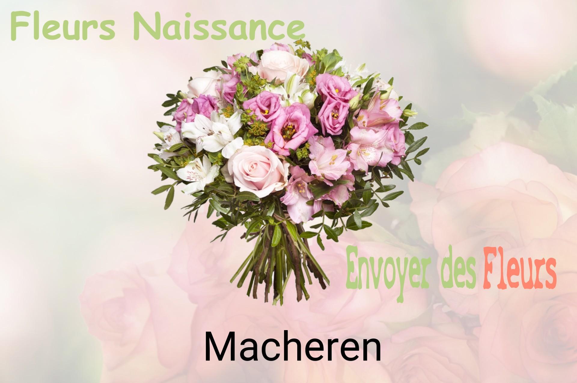 Bouquet de fleurs de naissance livré à Macheren